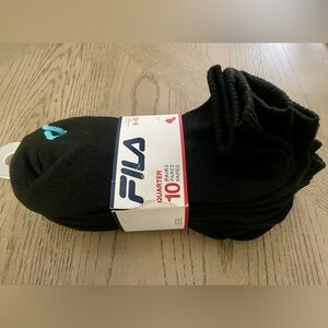 Fila Women’s Quarter Socks - 10 Pairs
- Size 6-10 - Brand New With Tags